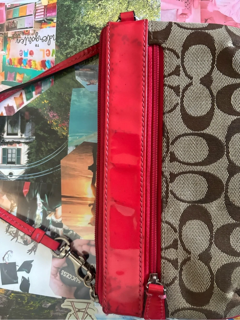 Vintage Pre Owned coach Wristlet